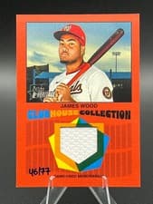 2026 Topps Heritage Clubhouse Collection Relics James Wood #CCR-JW card
