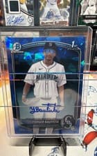 2025 Bowman Chrome Sapphire Edition Prospect Autographs Yorger Bautista #CPSA-YB card