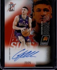 2025-26 Topps Signature Class Veteran Class Chrome Autographs Grayson Allen #VCC-GRA card