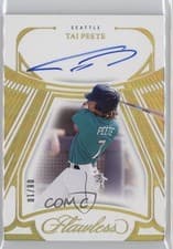 Tai Peete 2024 Panini Flawless Draft Signatures card