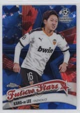Kang in Lee 2019 Topps Chrome UEFA Champions League Sapphire Future Stars card