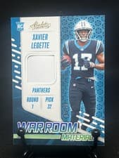Xavier Legette 2024 Panini Absolute War Room Materials card