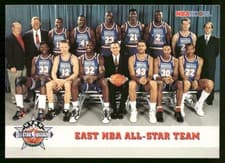 East NBA All-Star Team 1993-94 Hoops Base Set card