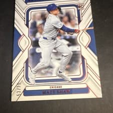 2025 Panini National Treasures Base Set Matt Shaw #77 card