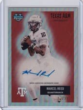 2025 Bowman University Chrome 1955 Bowman Football Autographs Marcel Reed #55AV-MR card
