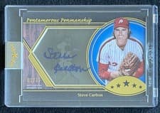 2025 Topps Five Star Pentamerous Penmanship Autographs Steve Carlton #PP-SC card