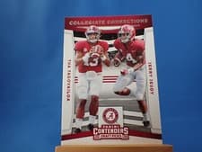 Tua Tagovailoa/Jerry Jeudy 2020 Panini Contenders Draft Picks Collegiate Connections card