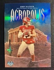 2025 Bowman University Chrome Acropolis John Mateer #A-4 card