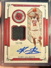 John Salmons 2020 Panini National Treasures Game Gear card
