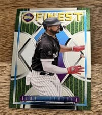 Eloy Jimenez 2022 Topps Finest Flashback card