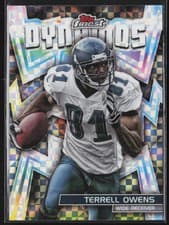 2024 Finest Dynamos Terrell Owens #DYN-27 card