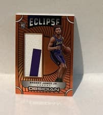 2024-25 Panini Obsidian Eclipse Materials Bronny James Jr. #EM-BJJ card