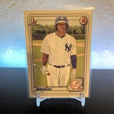 Jasson Dominguez 2020 Bowman Paper Prospects card
