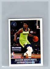 Anthony Edwards 2021-22 Panini NBA Sticker & Card Collection Base Set card