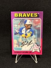 2024 Topps Heritage 1975 Topps In 3D Ronald Acuña Jr. #753D-21 card