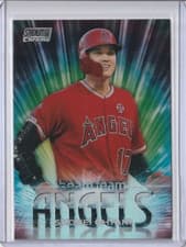 Shohei Ohtani 2020 Stadium Club Chrome Beam Team card
