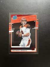 Joe Burrow 2020 Panini Chronicles Clearly Donruss Rated Rookies card