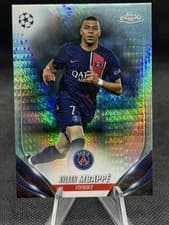 Kylian Mbappe 2023 Topps Chrome UEFA Club card