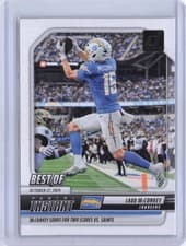 2025 Donruss Best of Instant Ladd McConkey #INS-LMY card