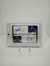Cam Skattebo/RJ Harvey 2025 Panini National Treasures Rookie Prime Pairings card