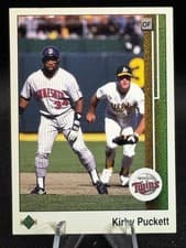 Kirby Puckett 1989 Upper Deck card