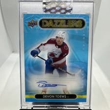 2024-25 Upper Deck Clear Cut 2021-22 UD Dazzlers Devon Toews #DA-DE card