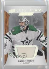 Kari Lehtonen 2024-25 Upper Deck Engrained Icons Cuts of Class Relics card