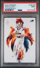 Josh Allen 2024 Panini Phoenix Color Blast card
