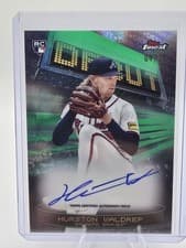 2025 Finest Debut Autographs Hurston Waldrep #DAV-HW card