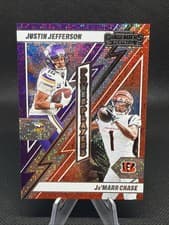 2024 Panini Contenders Power Players Ja'Marr Chase / Justin Jefferson #8 card