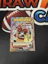 2025 Donruss Dominators Christian McCaffrey #DOM-CMY card