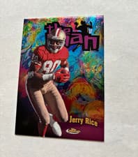 Jerry Rice 2024 Finest The Man card