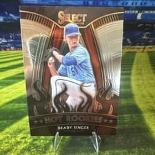 Brady Singer 2021 Panini Select Hot Rookies card