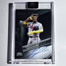 2026 Topps Chrome Black Autographs Ronald Acuña Jr. #CBA-RAJ card