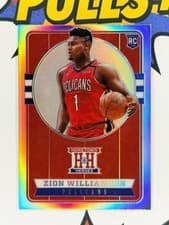 Zion Williamson 2019 Panini Chronicles card
