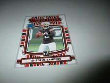 2025 Donruss Rated Rookie Throwback Shedeur Sanders #2 card