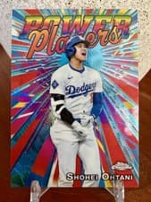 Shohei Ohtani 2025 Topps Chrome Power Players card