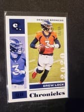 Drew Lock 2020 Panini Chronicles card