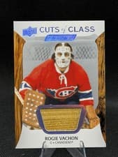 2024-25 Upper Deck Engrained Icons Cuts of Class Relics Rogie Vachon #CC-RV card