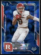 2025 Bowman University Chrome Sapphire Base Set Ian Strong #119 card
