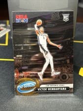 Victor Wembanyama 2023 Panini Hoops Premium Stock Attack the Rack card