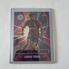 2024 2023 Topps Chrome Sapphire UEFA Club Wonderkids Lamine Yamal #WK-3