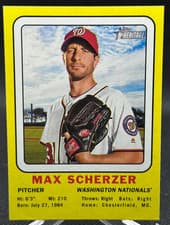 2018 Topps Heritage 1969 Collector Cards Max Scherzer #MS