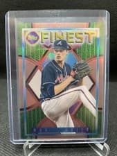 Max Fried 2022 Topps Finest Flashback card