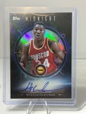 2025-26 Topps Midnight Midnight Oil Marks Hakeem Olajuwon #MO-HO card