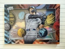 2025 Topps Cosmic Chrome Planetarium Aaron Judge #P-1 card