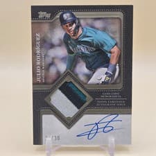 2025 Topps Autograph Patch Julio Rodríguez #TFAP-JR card
