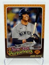 Juan Soto 2024 Topps Heritage New Age Performers card