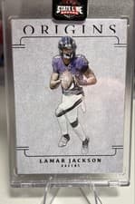 2025 Panini Origins Blank Slate Lamar Jackson #3 card