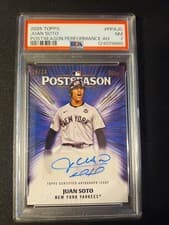 2025 Topps Postseason Performance Autograph Juan Soto #PPA-JS card